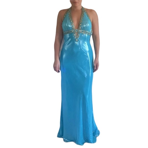 Jovani Gown with Sequins - Picture 1 of 4